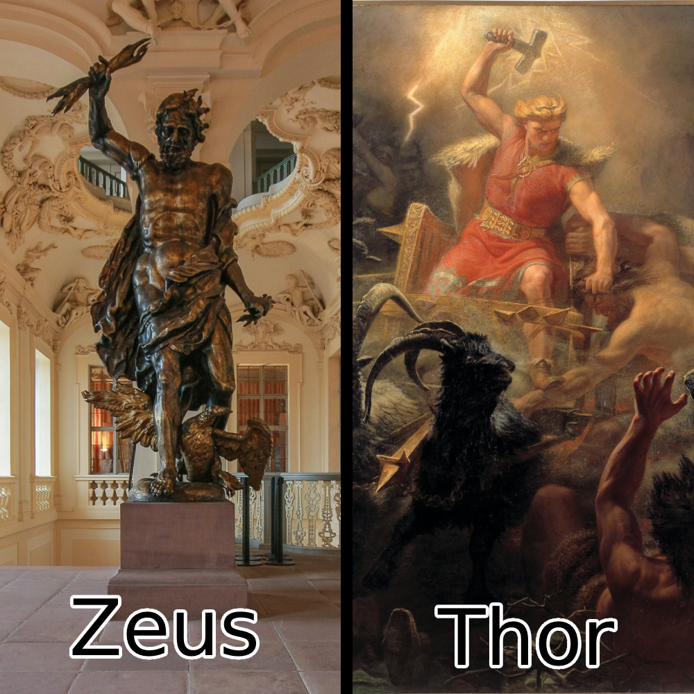 Zeus und Thor