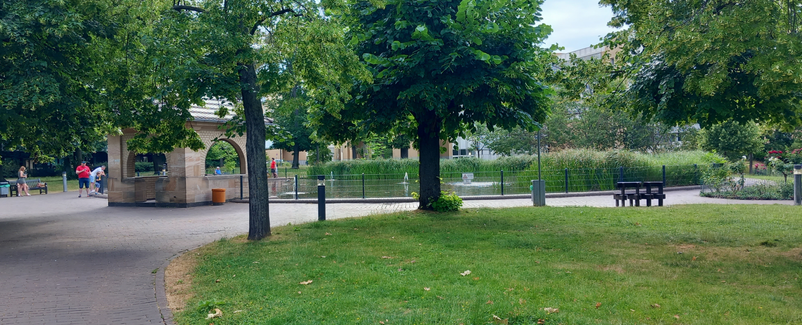 Der Klinik-Park in Mannheim